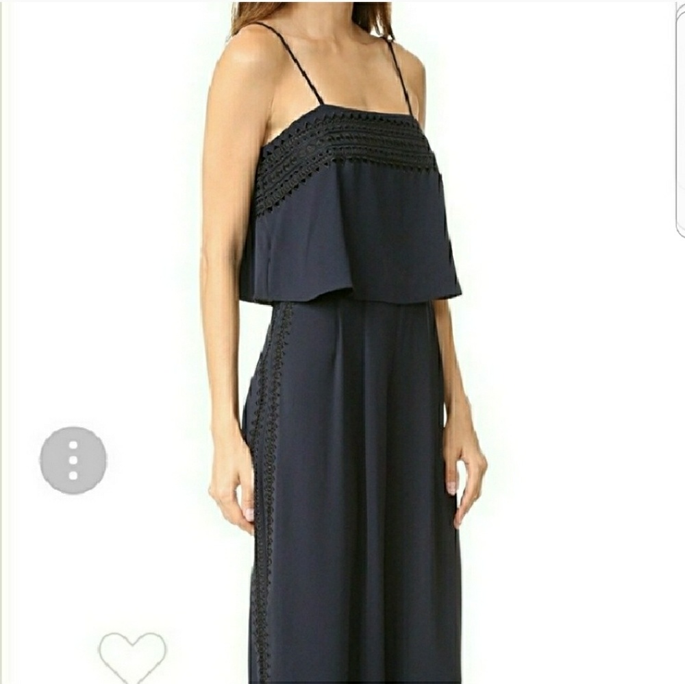 SOLD NWT PARKER Navy Genevieve String Jumpsuit - Picture 3 of 8